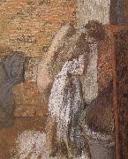Edgar Degas woman towel off her body after  bath Spain oil painting artist